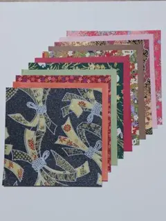 千代紙7枚+和紙6枚　15cmx15cm