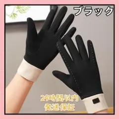 レディース手袋 タッチパネル対応 裏起毛 防寒グローブ おしゃれ 冬用 シンプル