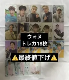 seventeen svt ウォヌ 封入トレカ トレカ ラントレ 18枚 セット