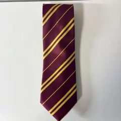 レッド×イエロー　ネクタイ　コスプレ　UFJ ハリポタ　ストライプ柄