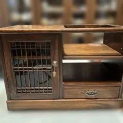 未使用　昭和レトロ　ポットテーブル　ポットワゴン　マガジンラック付　レトロ家具 未使用 昭和レトロ ポットテーブル ポットワゴン マガジンラック