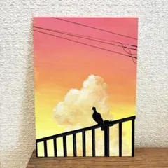 『yours』/キャンバスアート　アクリル画　絵画　インテリア