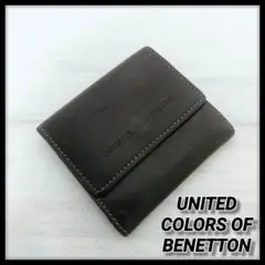 UNITED COLORS OF BENETTON コインケース レザー 黒