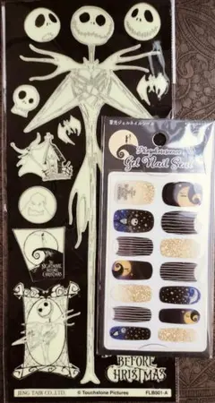 ナイトメアー ジェルネイルシール 蓄光ステッカー