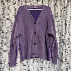 niko and ... パープル カーディガン