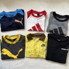 Puma adidas NIKE Tシャツ 100cm 6枚セット