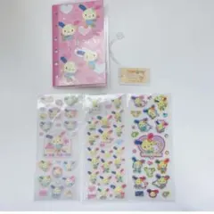 サンリオ えらんでシール帳 ウサハナ シール帳 ラメ シール ぷくぷくシール