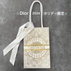 Dior 2024 ホリデー限定 ショップ袋 リボン付きのサムネイル