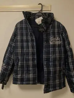 GOTCHA チェック柄ダウンジャケット L