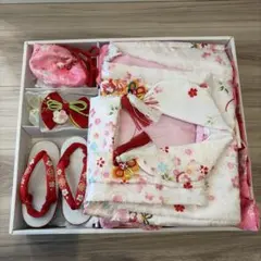 七五三用 花柄着物セット　3歳