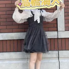 ワンピース　フリル　参戦服　キャミワンピ