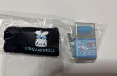 サンリオ ローラー付き消しゴム風キーホルダー&ソックス風ペットボトルカバー