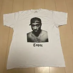 2PAC トゥパック フォトプリントTシャツ L ホワイト ラップT