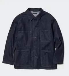 UNIQLO　ユニクロ　ユーティリティ　ジャケット　デニム　カバーオール　L