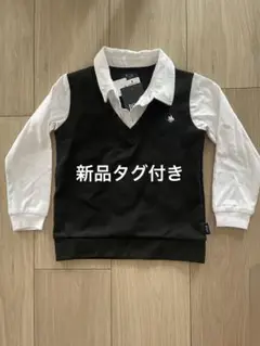 POLO ブラック フォーマルシャツ 120