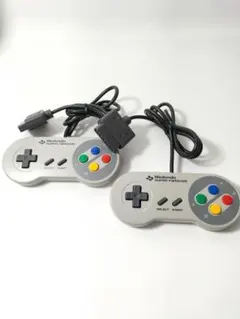 スーパーファミコン 純正 コントローラー 2個 動作確認済み 任天堂 SFC