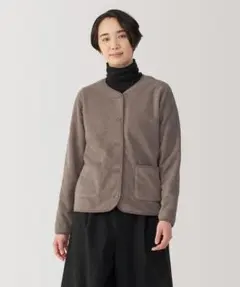無印良品 レディース フリースカーディガン L