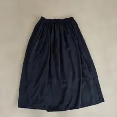ユニクロ　ドレープギャザー ロングスカート