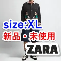 ザラ ディズニー ハリーランバート ミッキーマウス ウールカーディガン XL