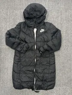 早い者勝ち！Nike フード付きロングダウン　ベンチコート　レディースM