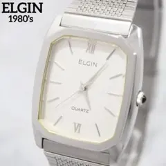 1980年代 ELGIN エルジン トノー型 ユニセックス 新品電池のサムネイル