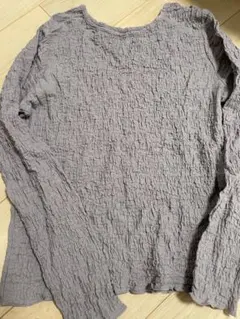 ふくれジャガード長袖