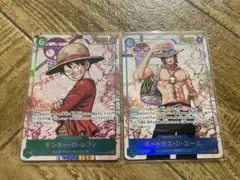 ルフィ　エース　シークレットパラレル