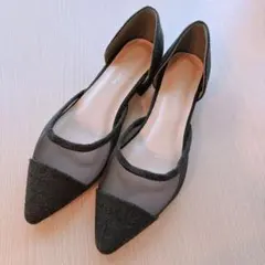 美品☆MARY.EmmY チュールセパレートパンプス M サイズ