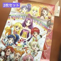 超メルカリ市限定値下げ　アイカツ　B2リバーシブルポスター 超メルカリ市限定値下げ アイカツ B2リバーシブルポスター - メルカリ