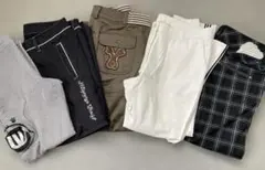 格安・ゴルフパンツ　5本　まとめ売りレディース（11～13号サイズ位）春夏秋冬用