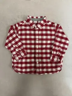 無印良品 チェックシャツ