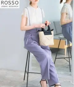 【極美品】URBAN RESEARCH マルチWAYリネンライクワイドパンツ