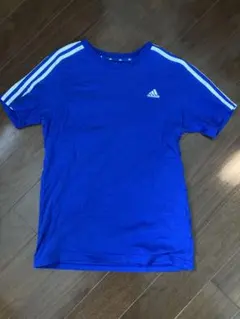 adidas ブルー　Tシャツ 160cm
