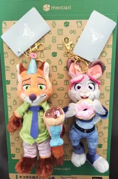 ニック　ジュディ　ぬいぐるみキーホルダー　キーチェーン　ズートピア