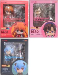 ねんどろいどヱヴァンゲリヲン新劇場版 アスカ、マリ、レイ プラグスーツ/未開封