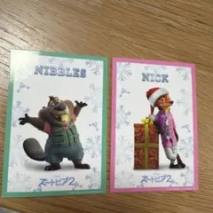 ズートピア 映画 入場特典　ニック　ニブルス