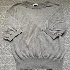 BEAUTY&YOUTH グレー 半袖　麻素材　トップス