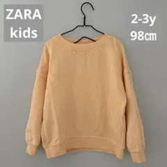 ザラキッズ 98㎝ 100㎝　ヴィンテージ風裏毛トレーナー