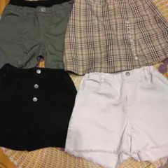 再出店しました　GU ハーフパンツ キュロット 4点セット まとめ売り