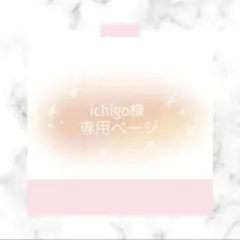 ichigo様専用