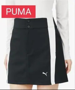 新品　PUMA　プーマ　ゴルフスカート　М　黒　ブラック　レディースのサムネイル