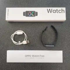 【OPPO】watch free 黒 スマートウォッチ