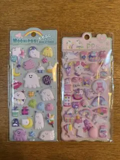 【シール2点セット】おしりシール　もちぷにデコシール