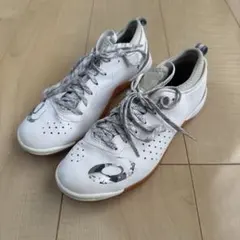 卓球用シューズアシックスホワイト