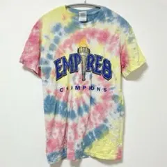 ギルダン S タイダイ柄 Tシャツ 半袖 レインボー 派手 カラフルクルーネックのサムネイル