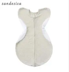sandisica サンデシカ　ハグベリー　スワドル　グレー M