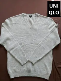 UNIQLO ニット セーター メンズ　Ｖネック　L