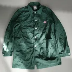 DANTON グリーン ステンカラーコート