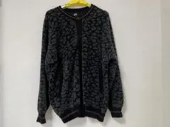 GU × UNDERCOVER シャギークルーネック カーディガン　XL