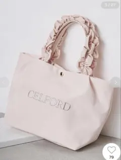 【新品タグ有】CELFORD フリルハンドル トートバッグ （即完売品）のサムネイル